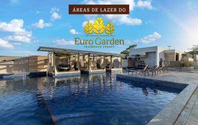 Sofisticada e aconchegante, área de lazer do Euro Garden é um convite à convivência